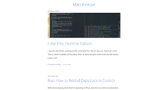 Desktop Screenshot of mattkirman.com